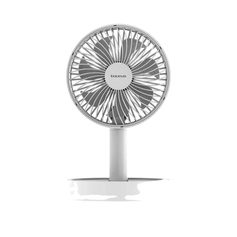 Taurus Ventilateur de Table 12W 19cm 4 Vitesses Moteur BLDC Oscillant Hauteur Réglable