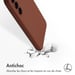 Accezz Coque Liquid Silicone pour Samsung Galaxy A55 - New Tea Brown