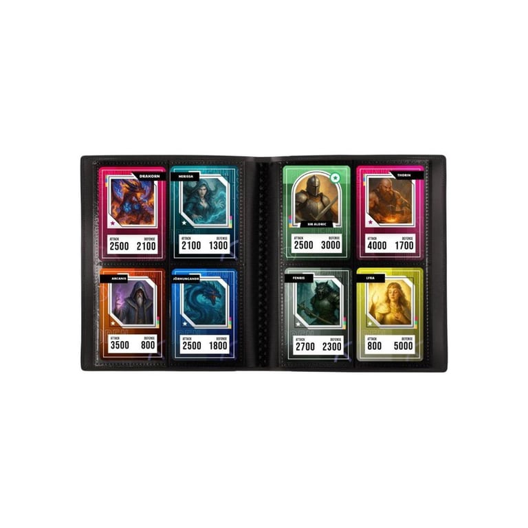 Mini classeur Konix 160 cartes 4 pochettes par page - vue 2