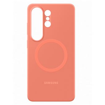 Coque en silicone Magnet Rouge corail pour Samsung Galaxy S26 Ultra
