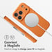 imoshion Coque Couleur avec MagSafe pour Apple iPhone 17 Pro Max - Orange