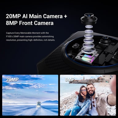 F105 (4G) 64 Go, Noir