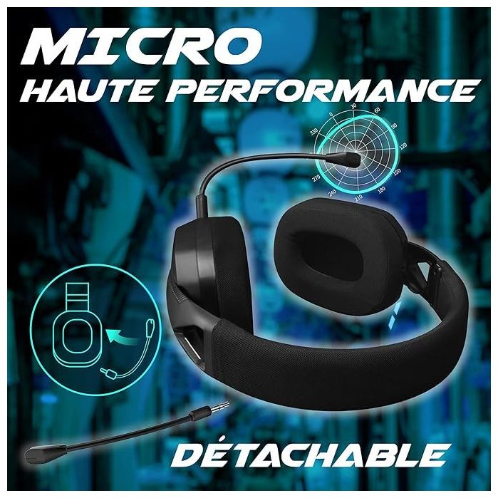 Casque Sans Fil Gamer Seinen H01 Wl Akuma - vue 3