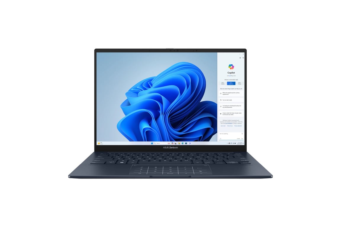 Asus Zenbook 14, Intel, 512Go, 16Go, Ponder Blue - Azerty - Excellent État