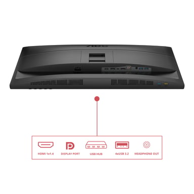 AOC 27E4CV écran plat de PC 68,6 cm (27'') 1920 x 1080 pixels Full HD LED Noir