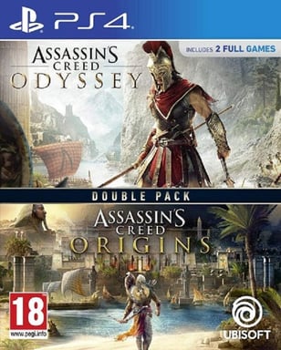 Ubisoft Assassin's Creed Odyssey + Assassin's Creed Origins - Paquete doble PlayStation 4