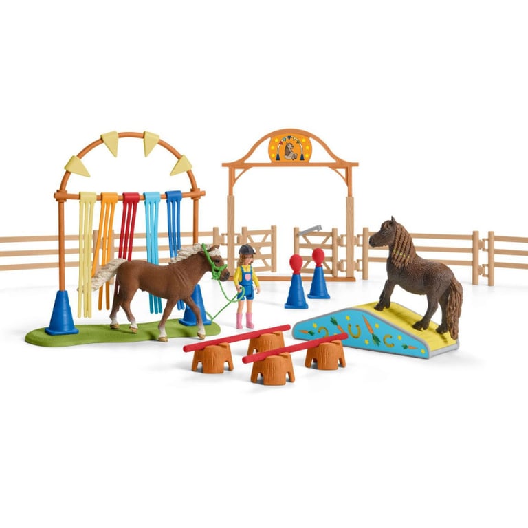 Schleich Pony Agility training Neuf