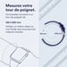 imoshion Bracelet silicone - Connexion universelle 24 mm - Blanc