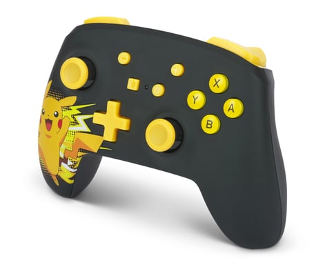 PowerA NSGP0016-01 accessoire de jeux vidéo Noir, Jaune Bluetooth Manette de jeu Analogique Nintendo Switch, Nintendo Switch Lite, Nintendo Switch OLED