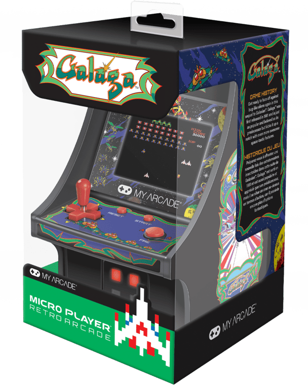 Borne d' Arcade Rétro Mini My Arcade GALAGA - vue 2