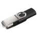 Memoria USB ''Rotate'', USB 2.0, 8 GB, 10 MB/s, negro/plateado