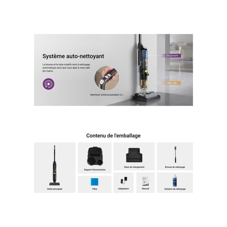 Eureka NEW400 aspirateur balai et balai électrique Batterie Sec&humide Sans sac Neuf - vue 2