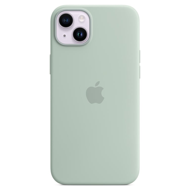 Apple Coque en silicone avec MagSafe pour iPhone 14 Plus cactus - vue 4