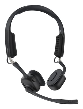 SHOKZ Openmeet Casque Sans fil Crochets auriculaires Bureau/Centre d'appels USB Type-C Bluetooth Noir
