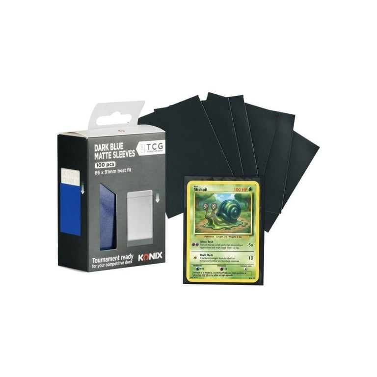 Protège cartes Matte Sleeves Konix 66 x 91 mm 100 pièces Anti reflet Neuf - vue 4