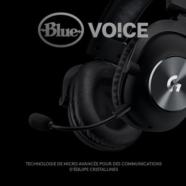 Cuffie da gioco wireless Logitech Pro X Lightspeed - Nero