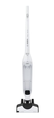 Bosch Serie 4 BBH32551 aspiradora de pie y escoba eléctrica Aspiradora escoba 2 en 1 Batería Secar Sin bolsa 0,4 L Metálico, Blanco