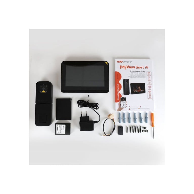 Interphone vidéo sans fil & connecté SCS SENTINEL HeyView Smart Air 7’’ 128 Mo 868 MHz - vue 3