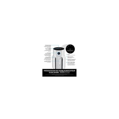 Shark HP300EU purificateur d'air 130 m² 62,4 dB Blanc