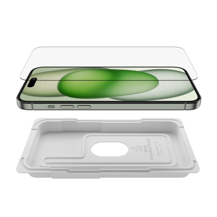Belkin ScreenForce Protection d'écran transparent Apple 1 pièce(s) Noir - vue 6