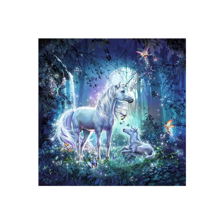 Puzzle 3 x 49 pièces : Les licornes Ravensburger Allemagne - vue 10