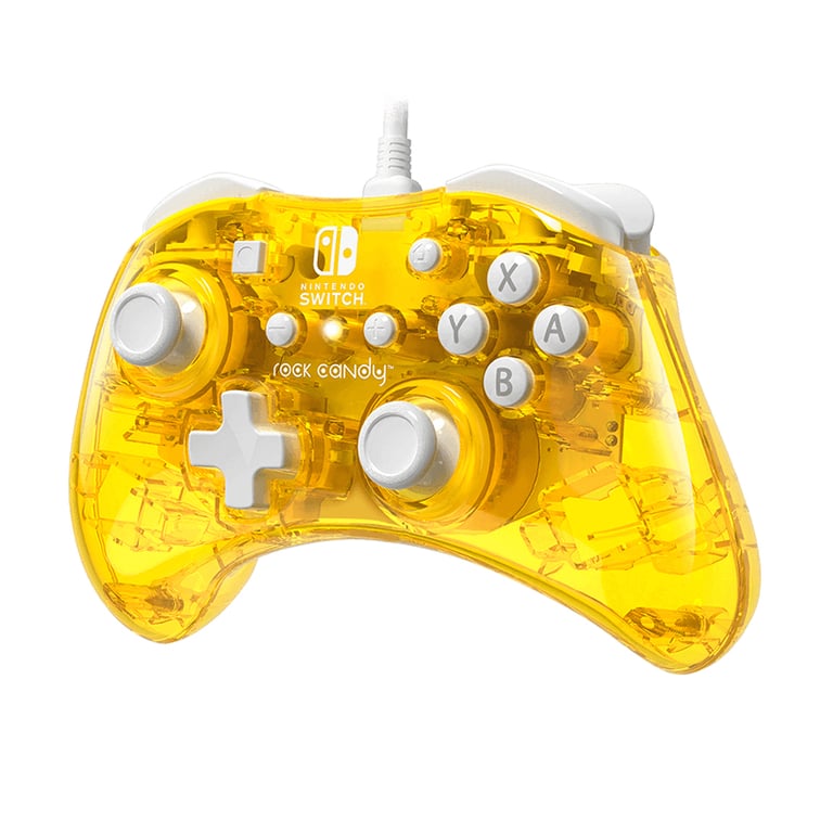 PDP Rock Candy Jaune USB Manette de jeu Nintendo Switch Neuf - vue 3
