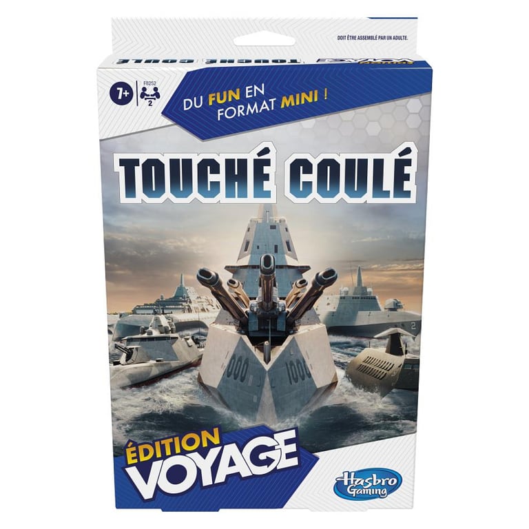 Touché Coulé édition voyage Hasbro Jeux - vue 4