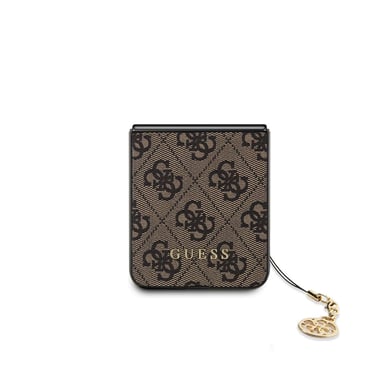 Guess Funda para Samsung Galaxy Z Flip 5 Edition 4G con colgante Marrón