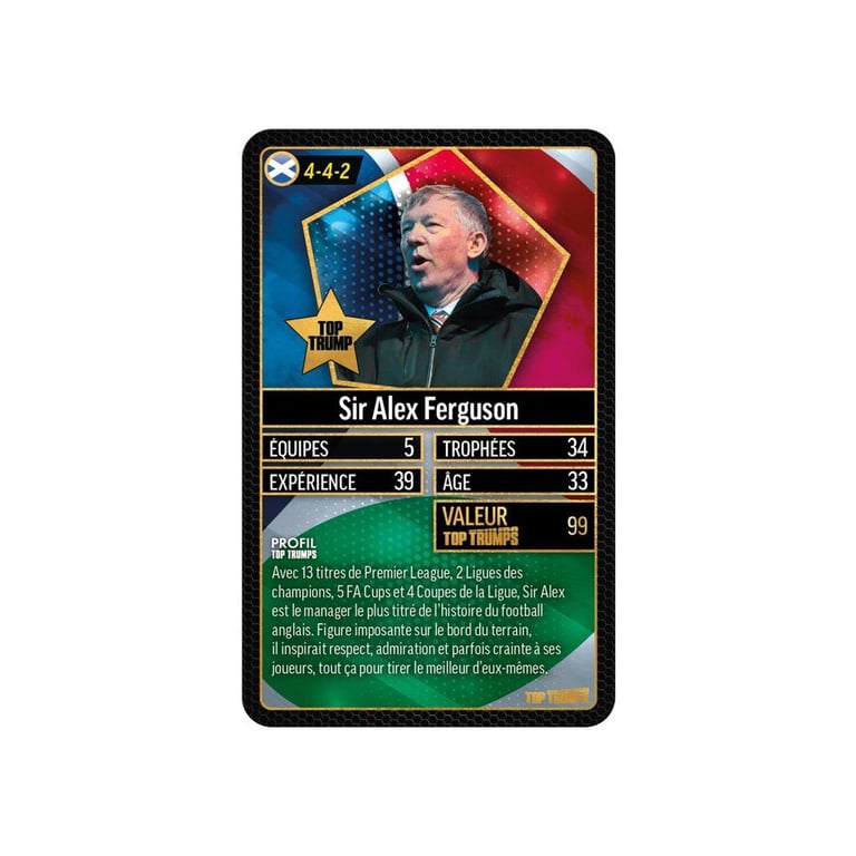 Top Trumps World Football Stars TOP 200 Starter kit nouvelle édition Jeu de société WINNING MOVES Dès - vue 3