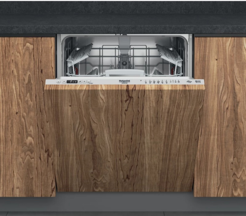 Lave-Vaisselle Hotpoint HIO3T141W – 14 Couverts, 41 dB, Zone Wash 3D - vue 3