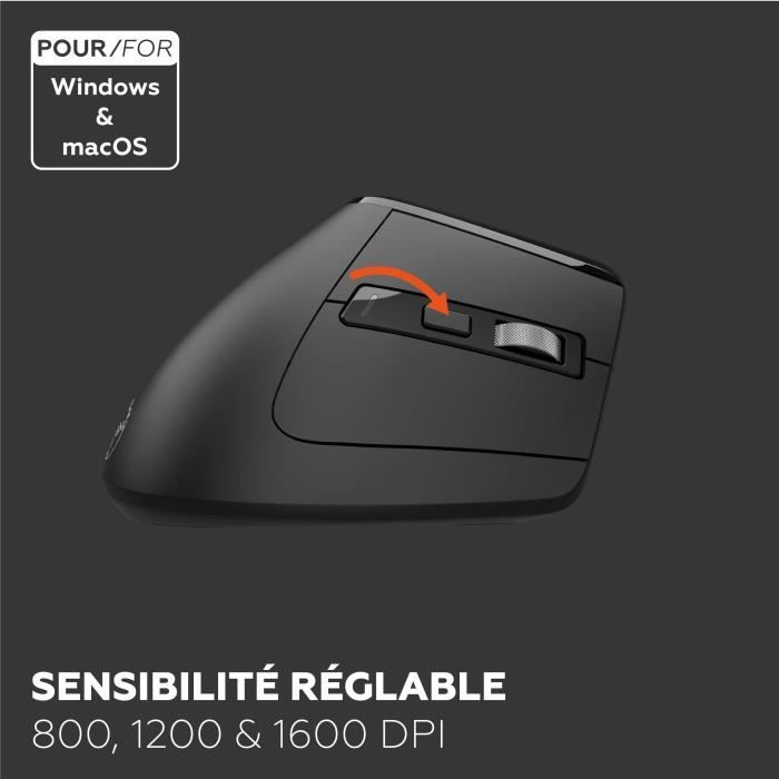Mobility Lab Premium RGB Ergonomic Mouse - vue 2