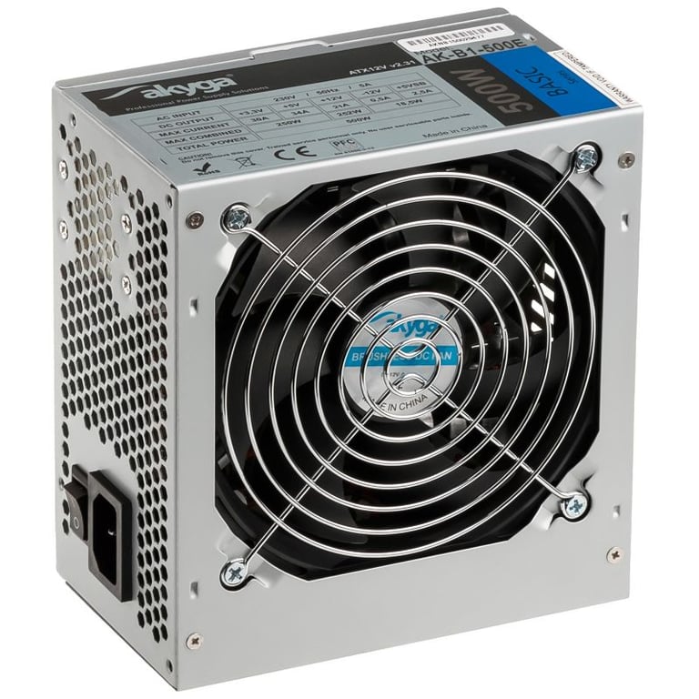 Akyga Basic Series AK B1 Alimentation électrique interne ATX12V 2.31 CA 230 V 500 Watt PFC - vue 4