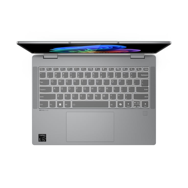 Lenovo IdeaPad 5 2 in 1 14Q8X9 Copilot+ PC Qualcomm Snapdragon X1P 42 100 Hybride 2 en 1 35 6 cm 14 Écran tactile WUXGA LPDDR5x SDRAM SSD Wi Fi 7 802.11be Windows 11 Home Allemand Neuf - vue 3