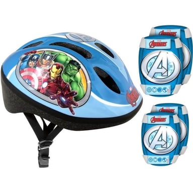 Pack de protección AVENGERS - Casco - Rodilleras - Coderas