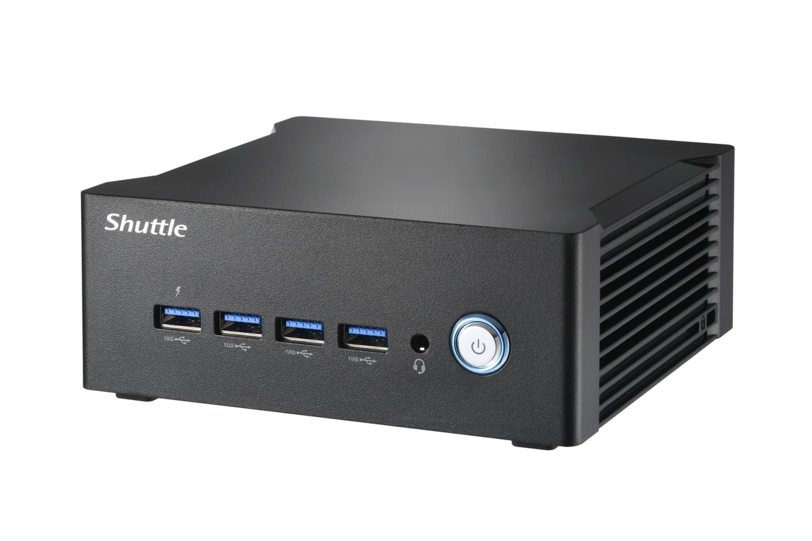 Shuttle Nano PC NT10H5 Intel Core Ultra 5 Intel Arc graphics 2xHDMI 2xUSB 4.0 DP 2x2.5Gbit LAN VESA 247 Neuf - vue 2