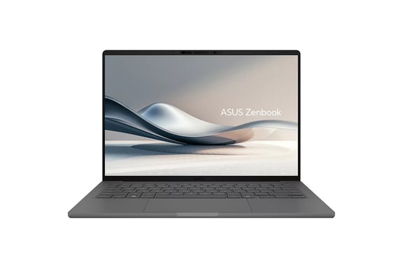 ZenBook, Snapdragon X Elite X1E 78 100, 1 TB, 32 GB, Integrada Qualcomm Adreno GPU, Gris - AZERTY