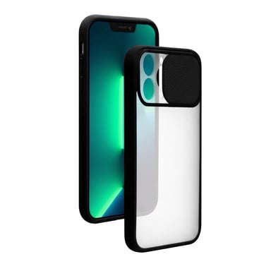 BIG BEN COVSLIDEIP1361PB coque de protection pour téléphones portables 15,5 cm (6.1'') Housse Noir, Transparent Apple (brand) iPhone 13 Pro