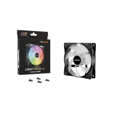 BE QUIET! - Light Wings LX - Ventilateur Boîtier - BL120 - 120 mm - PWM