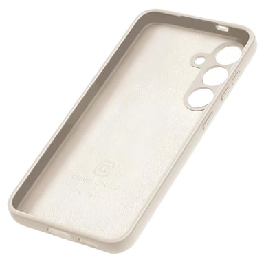 Coque pour Samsung Galaxy S24 Plus en Silicone Souple Antichocs Beige