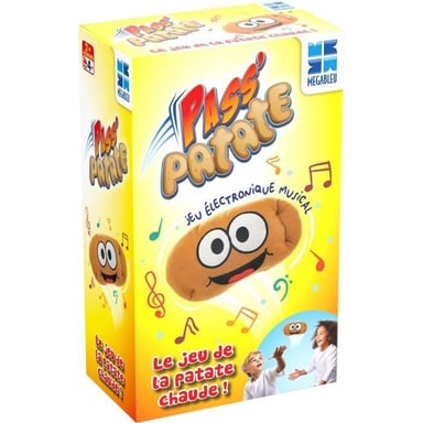Megableu- Pass patate Chaude d'intérieur d'extérieur Musical société Amusant Jeu pour activité Physique-Jouet Enfant dès 4 Ans, 678153, Multi - Neuf