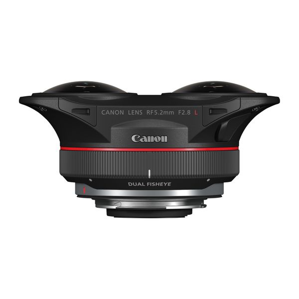 Objectif hybride Canon RF 5.2mm f2.8 Dual Fisheye - vue 3