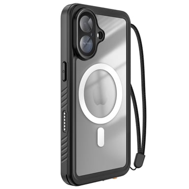 Redpepper Funda para iPhone 17 Impermeable IP68 Resistente a golpes de 2 m con correa incluida Negro