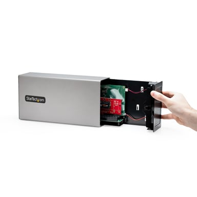 StarTech.com Involucro PCIe Thunderbolt 3, chassis di espansione PCIe TB3 con 2 slot PCI Express per notebook/desktop/pc All-in-One, uscita 8K/4K tramite porte TB3/DP 1.4, involucro esterno x2 slot PCIe