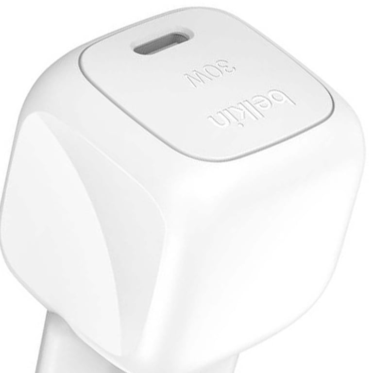 Chargeur Secteur Rapide USB-C 30W Power Delivery et PPS Compact Blanc - Neuf