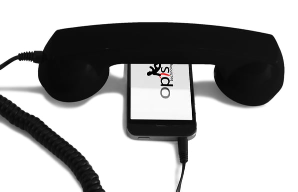 Combiné Téléphone Rétro pour Smartphones Android - Noir
