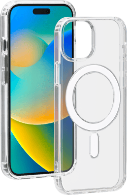 Funda compatible MagSafe Hybride Transparente para iPhone 15 Bigben