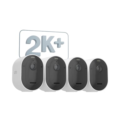 Arlo Pro Caméra de surveillance extérieure 5 2K+, kit de 4 caméras