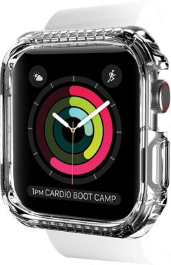 Coque semi-rigide Itskins pour Apple Watch Série 4 44 mm - Argent