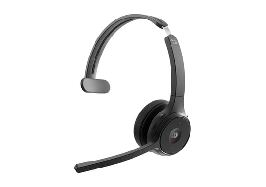 Cisco HS-WL-721-BUNA-C écouteur/casque Sans fil Arceau Bureau/Centre d'appels Bluetooth Noir