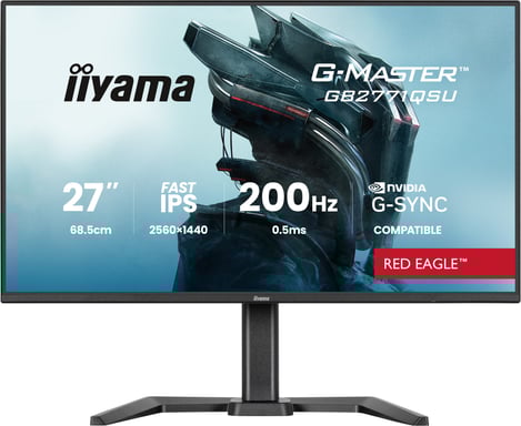 iiyama G-MASTER GB2771QSU-B1 écran plat de PC 68,6 cm (27'') 2560 x 1440 pixels Wide Quad HD Noir